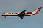 Photo of Air Berlin (opb Germania) Fokker 100 D-AGPB (cn 11278) at London Stansted Airport (STN) on 14th August 2005