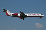Photo of Air Berlin (opb Germania) Fokker 100 D-AGPE (cn 11300) at London Stansted Airport (STN) on 18th August 2005