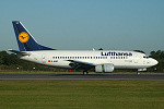 Photo of Lufthansa Boeing 737-530 D-ABIF (cn 24820/1985) at Manchester Ringway Airport (MAN) on 16th September 2005