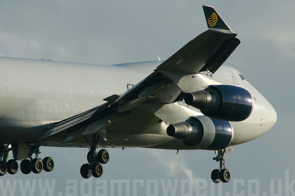 Photo of Global Supply Systems (opf British Airways World Cargo) Boeing 747-47UF G-GSSB (cn 29252/1165) at London Stansted Airport (STN) on 25th September 2005