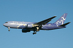 Photo of MAXjet Airways Boeing 767-238ER N770WD (cn 23306/125) at London Stansted Airport (STN) on 4th November 2005