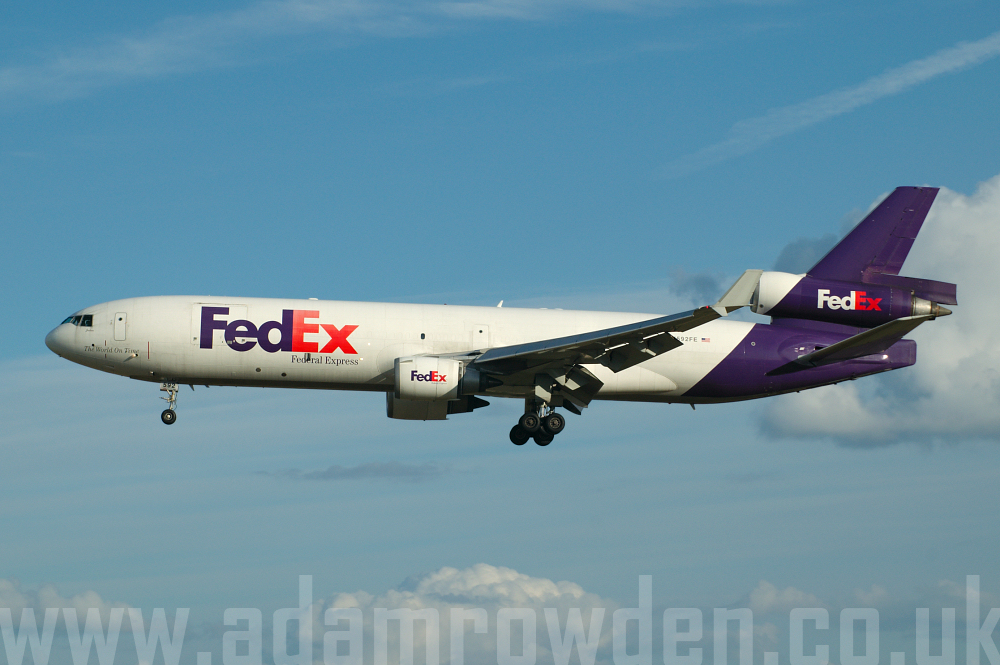 Photo of FedEx Express McDonnell Douglas MD-11F N592FE (cn 48550/526) at London Stansted Airport (STN) on 4th April 2006