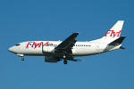 Photo of FlyMe Boeing 737-5Q8 LY-AZW (cn 27629/2834) at London Stansted Airport (STN) on 12th April 2006