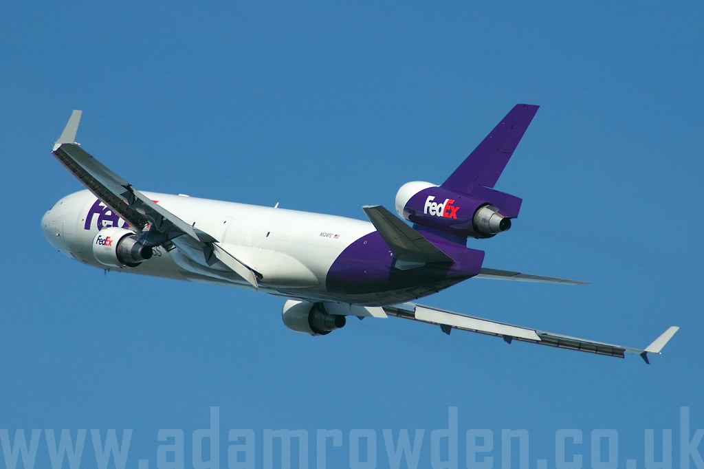 Photo of FedEx Express McDonnell Douglas MD-11F N624FE (cn 48443/458) at London Stansted Airport (STN) on 28th April 2006