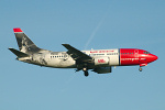 Photo of Norwegian Air Shuttle Boeing 737-3Y0 LN-KKR (cn 24256/1629) at London Stansted Airport (STN) on 25th May 2006