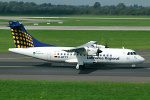 Photo of Lufthansa Regional (opb Contact Air) Arospatiale ATR-42-500 D-BTTT (cn 603) at Dusseldorf International Airport (DUS) on 6th September 2006