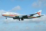 Photo of Surinam Airways Boeing 747-306M PZ-TCM (cn 23508/657) at Newcastle Woolsington Airport (NCL) on 8th March 2007