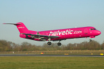 Photo of Helvetic Airways Fokker 100 HB-JVE (cn 11459) at Manchester Ringway Airport (MAN) on 4th April 2007