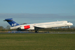 Photo of SAS Scandinavian Airlines McDonnell Douglas MD-87 SE-DIF (cn 53011/1931) at Manchester Ringway Airport (MAN) on 4th April 2007