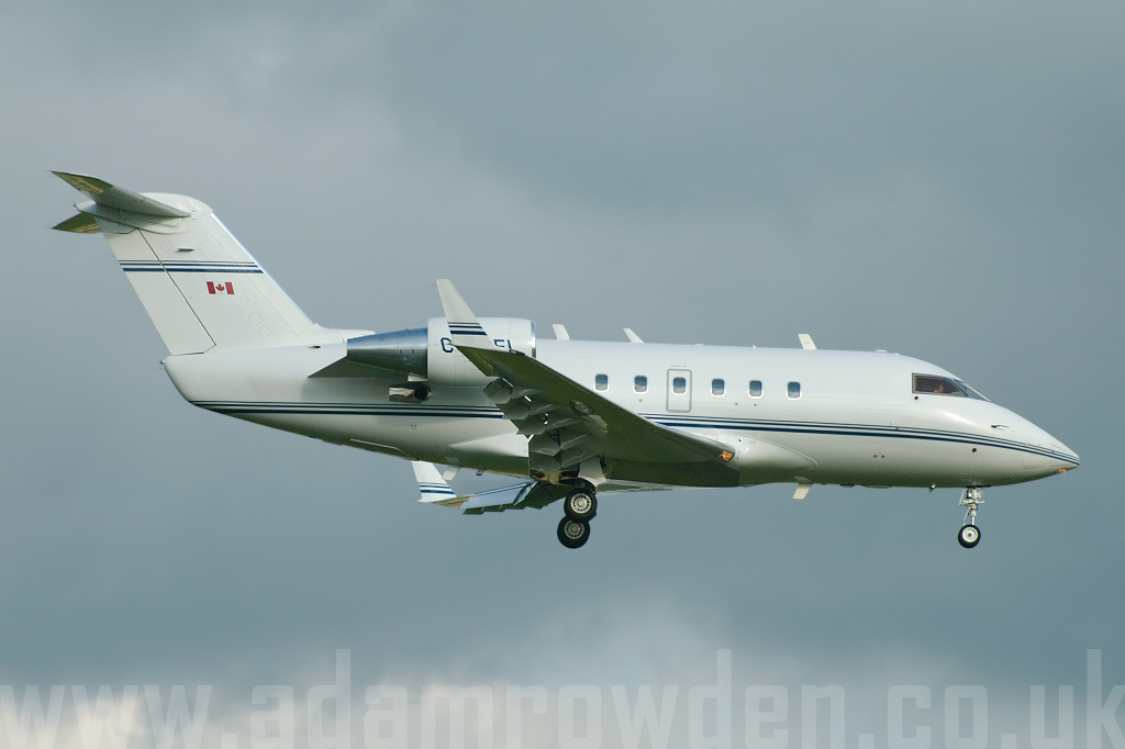 Photo of Untitled (Execaire) Canadair CL-600 Challenger 601 C-FBEL (cn 3028) at London Stansted Airport (STN) on 28th June 2007