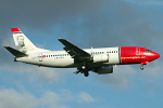 Photo of Norwegian Air Shuttle Boeing 737-3K2 LN-KKH (cn 24328/1856) at London Stansted Airport (STN) on 17th July 2007