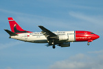 Photo of Norwegian Air Shuttle Boeing 737-3L9 LN-KKT (cn 27336/2587) at London Stansted Airport (STN) on 17th July 2007