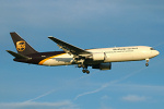 Photo of United Parcel Service Boeing 767-34AF N322UP (cn 27748/678) at London Stansted Airport (STN) on 17th July 2007