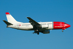 Photo of Norwegian Air Shuttle Boeing 737-3Y5 LN-KKC (cn 25615/2478) at London Stansted Airport (STN) on 18th July 2007