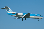 Photo of KLM Cityhopper Fokker 70 PH-KZK (cn 11576) at Newcastle Woolsington Airport (NCL) on 10th February 2008