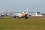 Photo of Monarch Airlines Airbus A330-243 G-SMAN (cn 261) at Newcastle Woolsington Airport (NCL) on 2nd May 2008