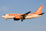 Photo of easyJet Boeing 737-73V G-EZJZ (cn 32421/1357) at Newcastle Woolsington Airport (NCL) on 17th December 2008