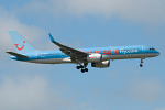 Photo of Thomson Airways Boeing 757-204(W) G-BYAY (cn 28836/861) at Newcastle Woolsington Airport (NCL) on 12th May 2009