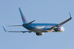 Photo of Thomson Airways Boeing 737-8K5(W) G-FDZR (cn 35145/2849) at Newcastle Woolsington Airport (NCL) on 23rd May 2009